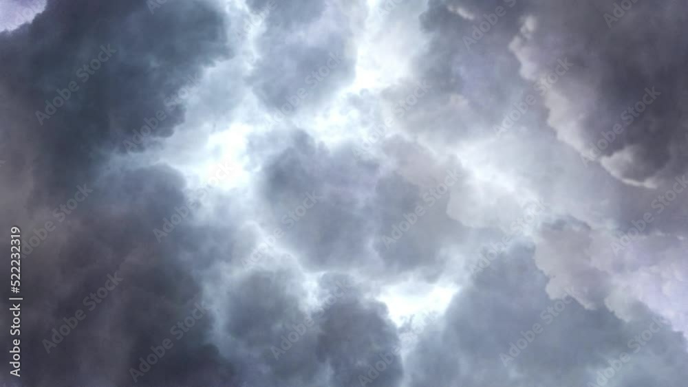 bad weather with thunderstorms in dark cumulonimbus clouds moving in the dark sky bad weather with thunderstorms in dark cumulonimbus clouds moving in the dark sky