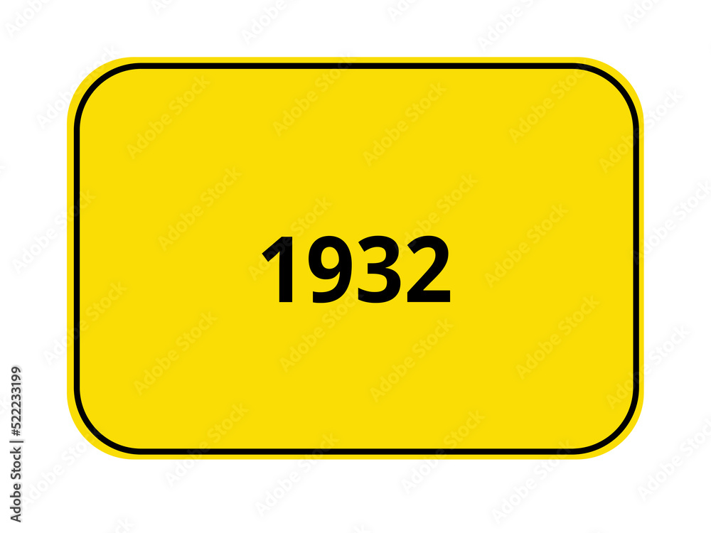 Ortseingangsschild - 1932 Ortseingangsschild - 1932