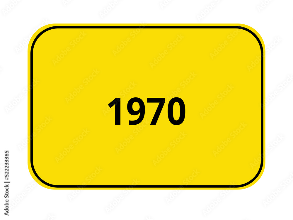Ortseingangsschild - 1970 Ortseingangsschild - 1970