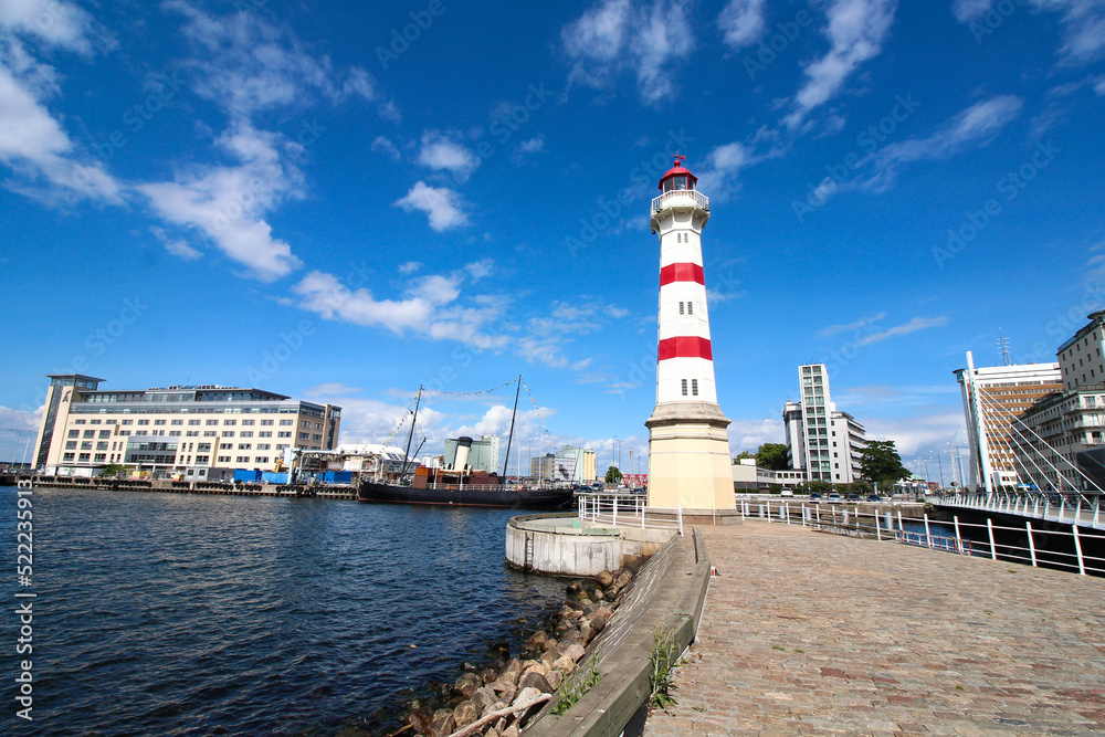 Malmö lighthouse in Sweden	