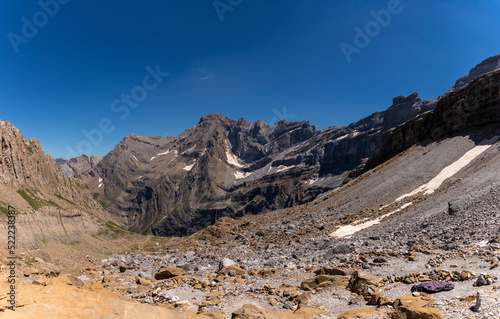 Cirque de Gavarnie from the Sarradets refuge in the French Pyrenees