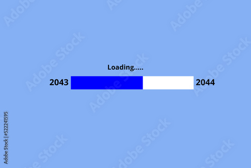 Loading - blau - 2043 / 2044