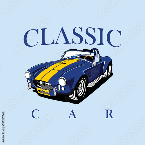 race car illustration car vector classic car