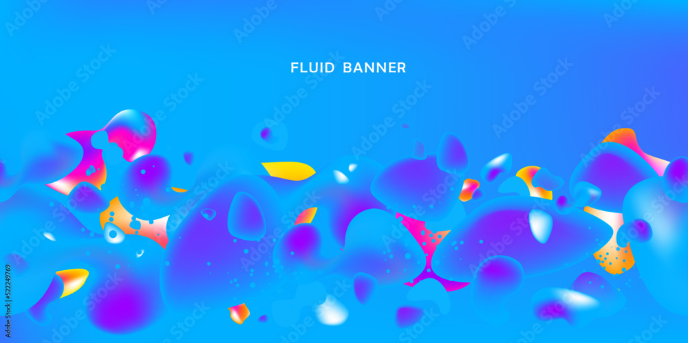 Futuristic liquid blue Futuristic liquid blue