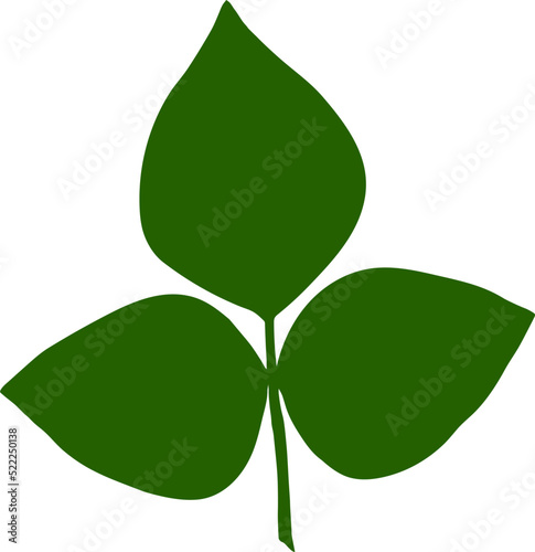 Leaf silhouette icon. Leaf of the tree