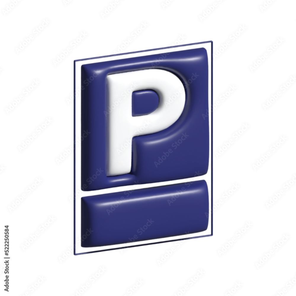 3d blue sign 3d blue sign