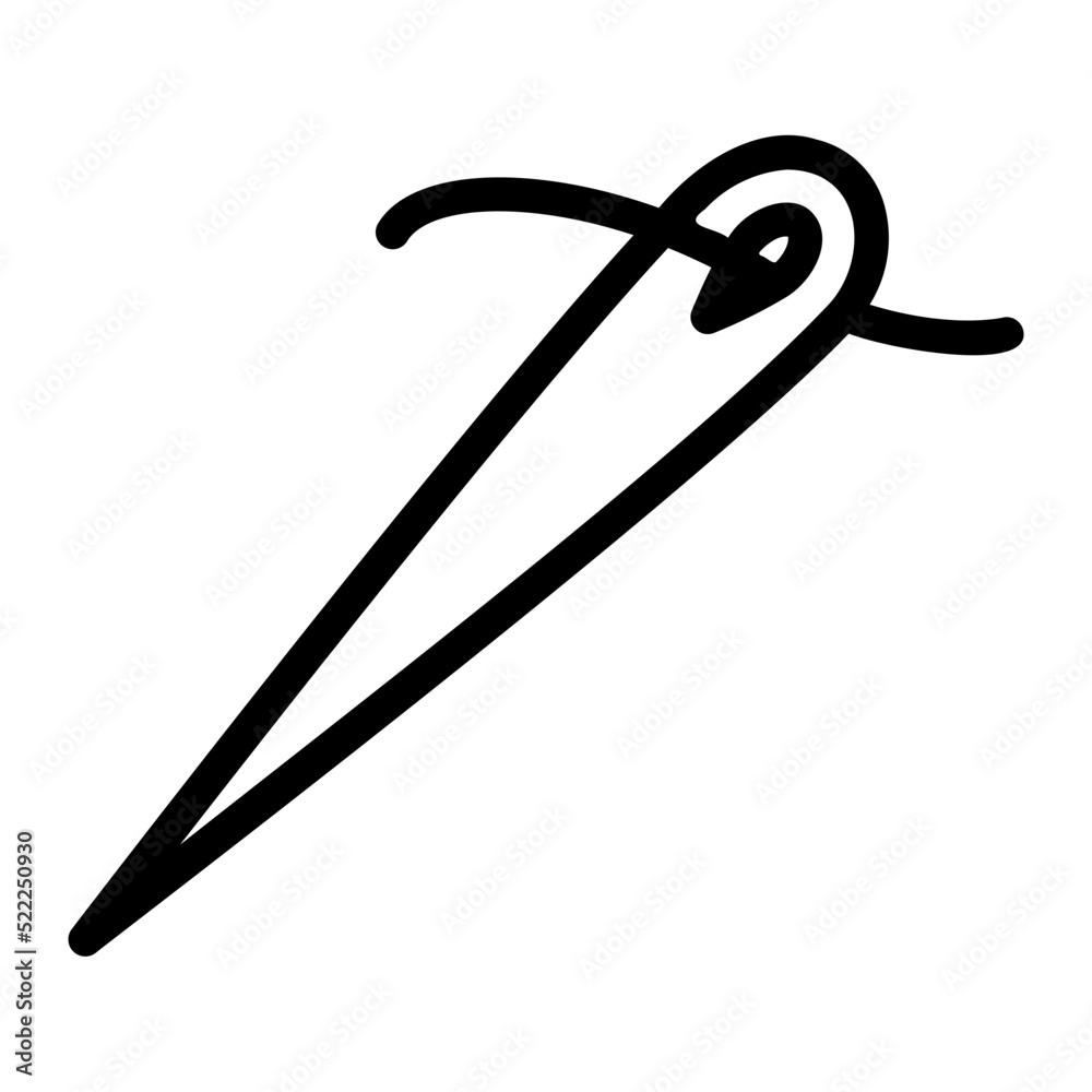 needle line icon needle line icon