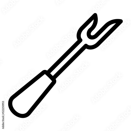 seam ripper line icon