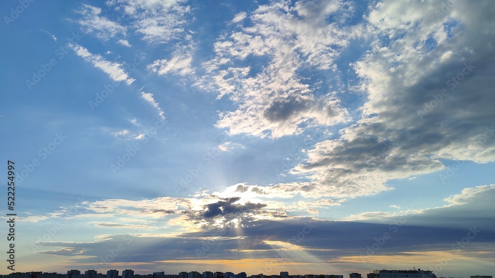 Obraz premium clouds and sun