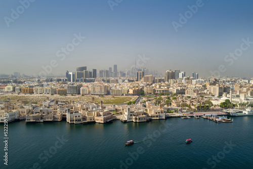 Aerial view on the Dubai skyline © sashapritchard