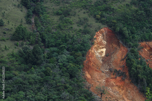 Landslides in the Nilgiri Highlands due to extreme rain fall events  photo
