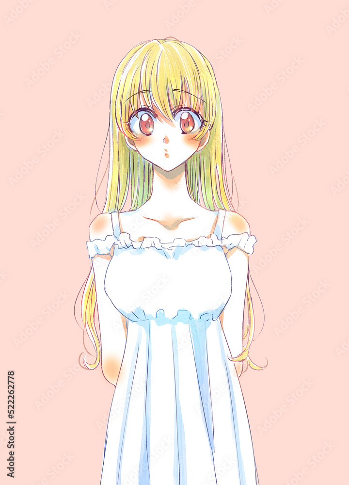 ロングヘアの女の子