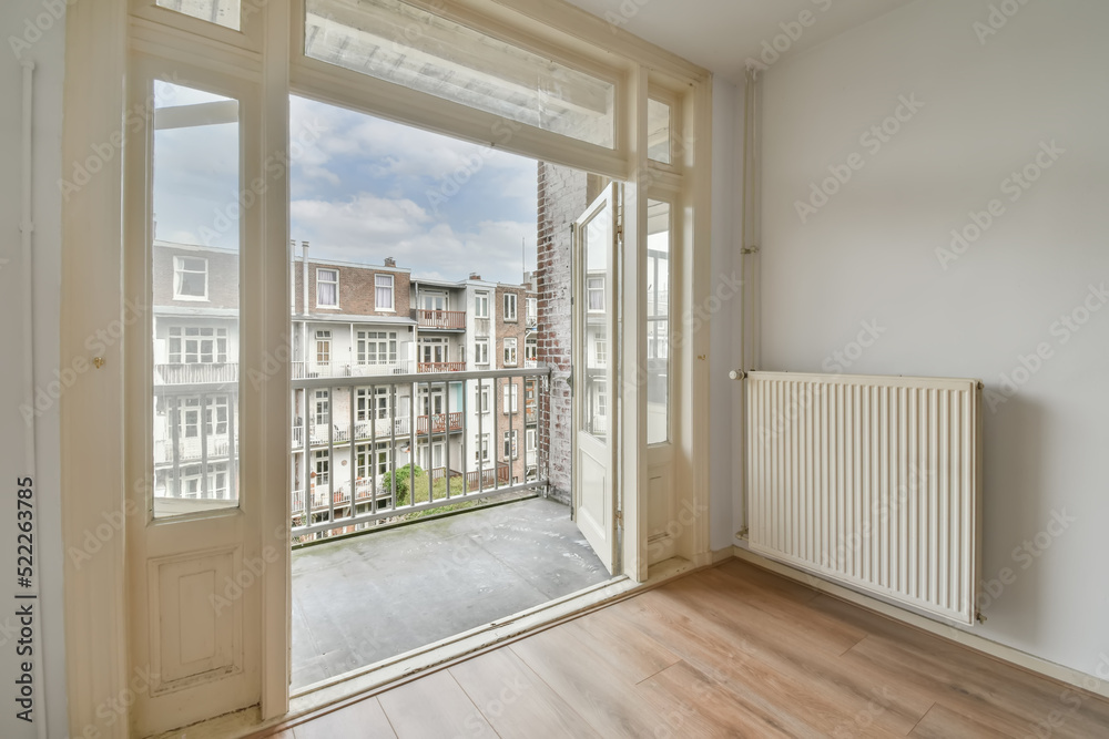 Empty room of a modern flat