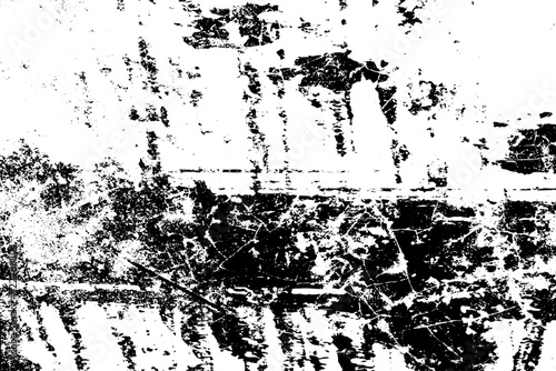 Wallpaper Mural Grunge black and white vector texture. Monochrome dirty background. Abstract worn surface Torontodigital.ca