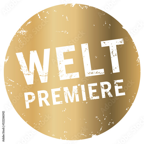 Goldener Button Weltpremiere