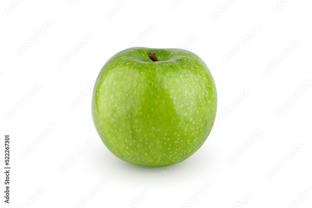 Fresh green apple isolated on white background. Fresh green apple isolated on white background.