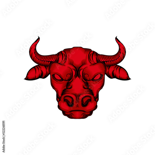 Red bull vector illustration
