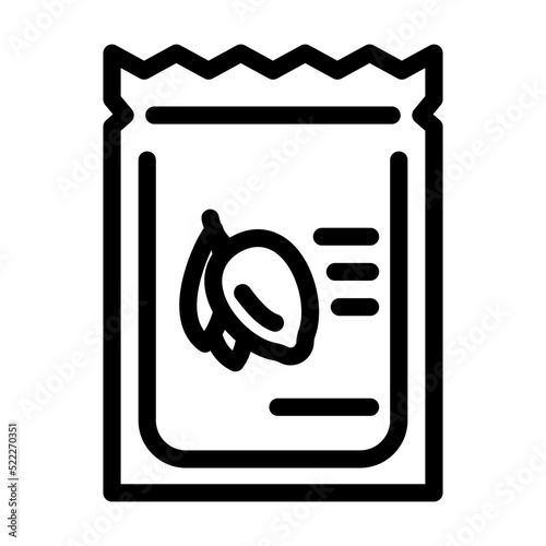extra virgin olive oil sachets line icon vector. extra virgin olive oil sachets sign. isolated contour symbol black illustration
