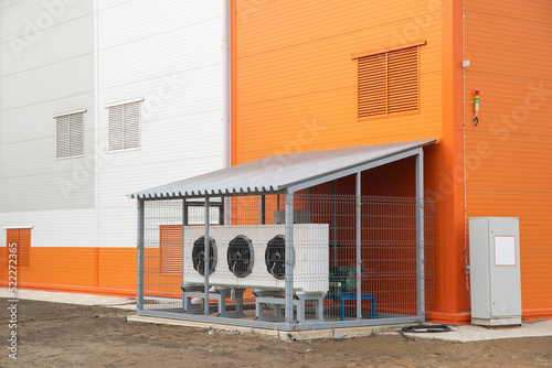 modern logistics center site for long-term storage of agricultural products construction of a modern complex