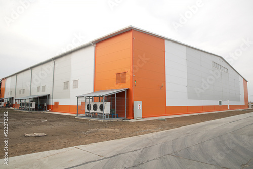 modern logistics center site for long-term storage of agricultural products construction of a modern complex