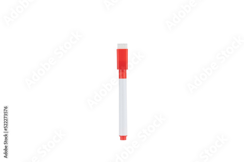 Whiteboard marker with eraser on a white background.