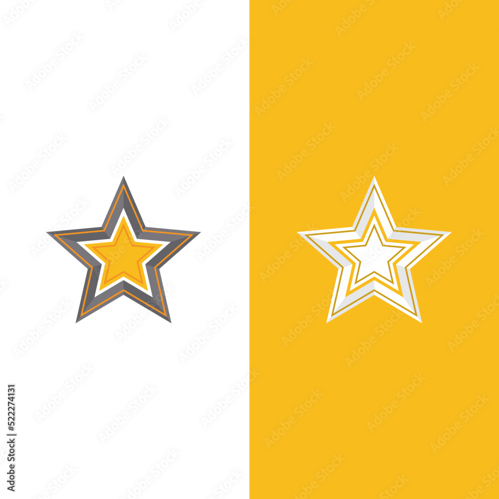 Star icon template vector Star icon template vector