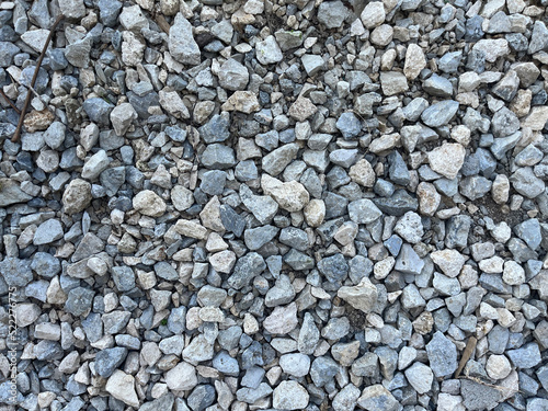Wall stone pattern, background, texture, panorama of Gray gravel floor texture and background seamless (ID: 522276775)