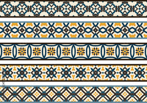 Seamless decorative borders