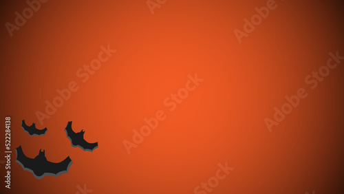 Happy Halloween bat wallpaper illustration, perfect for wallpaper, backdrop, postcard, background for your design