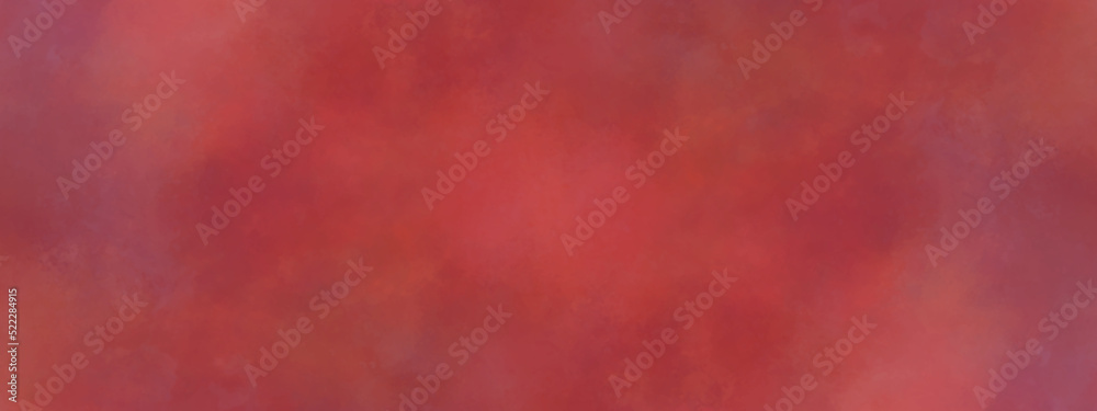 Abstract red background texture with stains, red grunge texture with blurry and fluffy stains for wallpaper, graphics design and web design.