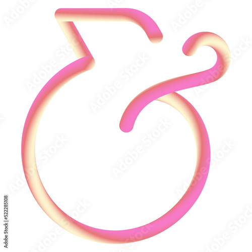 Wallpaper Mural Elegant 3d ampersand symbol. Torontodigital.ca