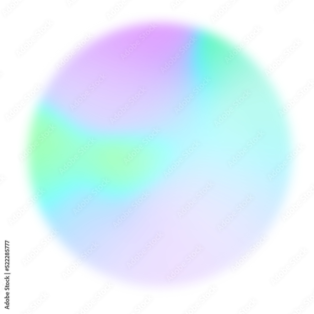 Blurred gradient circle