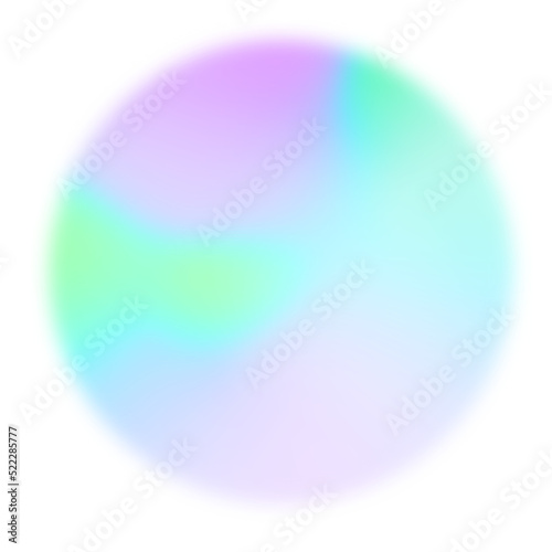 Blurred gradient circle