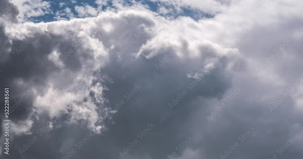 time lapse of dark sky with rain clouds before storm. thunderstorm front time lapse of dark sky with rain clouds before storm. thunderstorm front