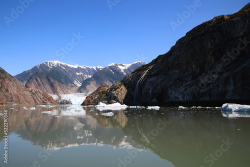 Alaska, South Stewart Glacier in the Tracy Armin the Boundary Ranges of Alaska, United States  photo