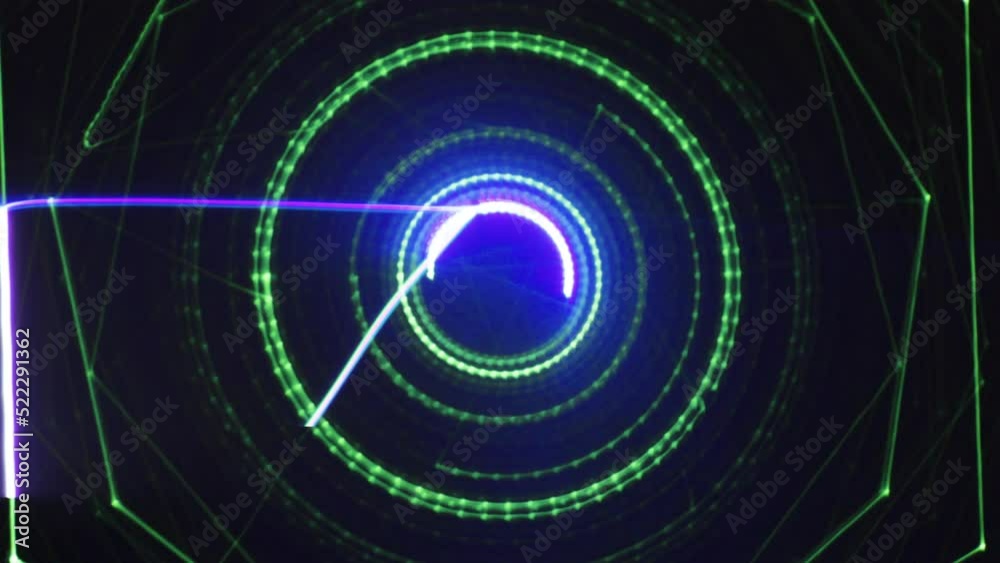 Abstract light trail pattern and shapes Abstract light trail pattern and shapes