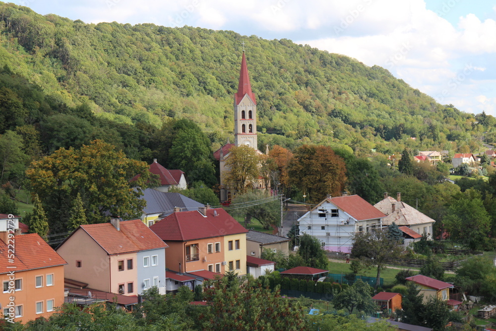 Church of St. Anton Paduansky in Modry Kamen in south of middle Slovakia