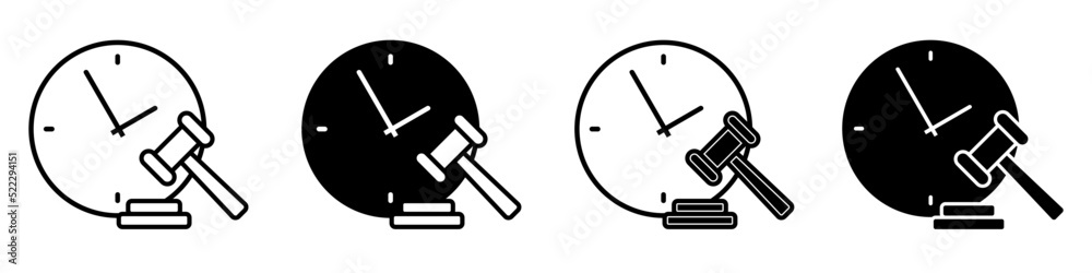 Auction icon vector set. bargaining illustration sign collection. sold symbol or logo. Auction icon vector set. bargaining illustration sign collection. sold symbol or logo.
