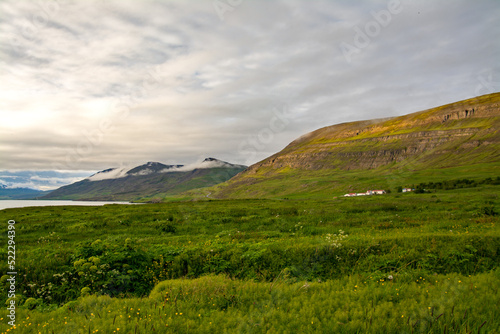 Fjord Eyjafjördur im Norden Islands
