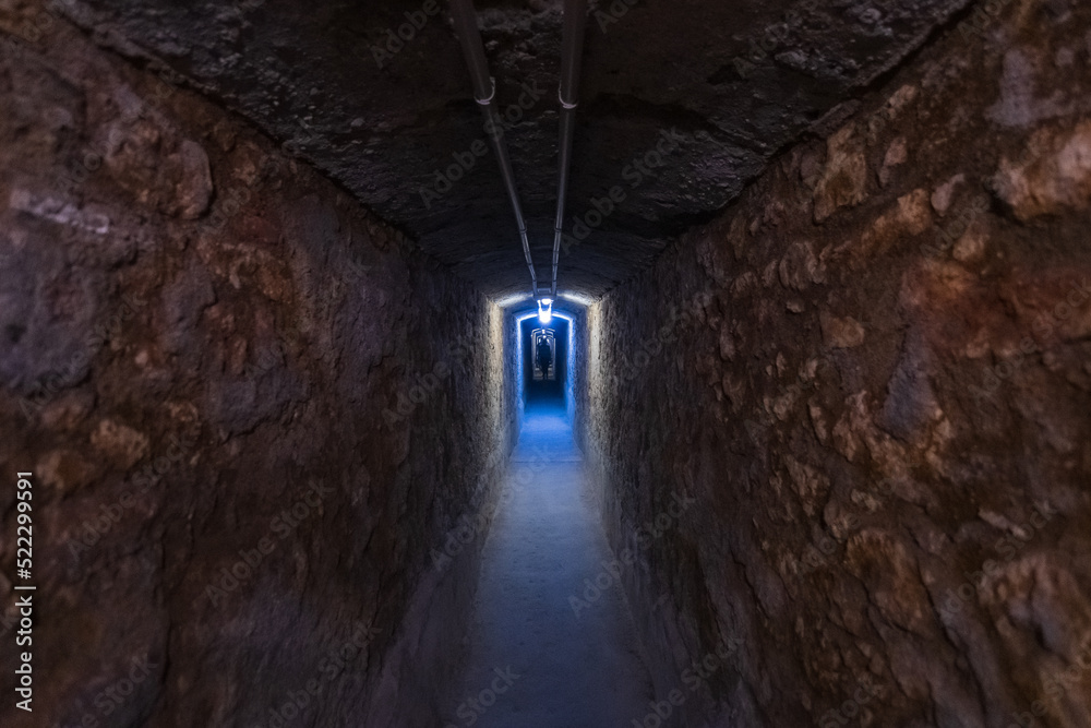 Obraz premium Almería air raid shelters (Almeria, Spain).