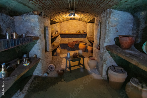 Obraz na płótnie Almería air raid shelters (Almeria, Spain). w salonie
