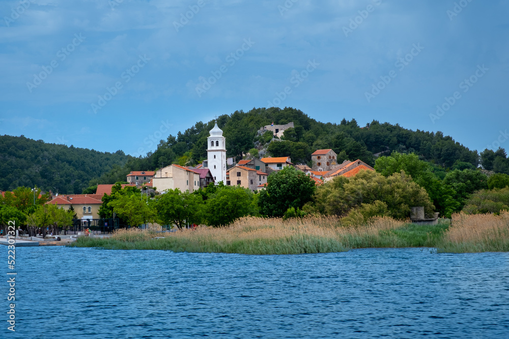 Quaint picturesque village of Skradin Croatia