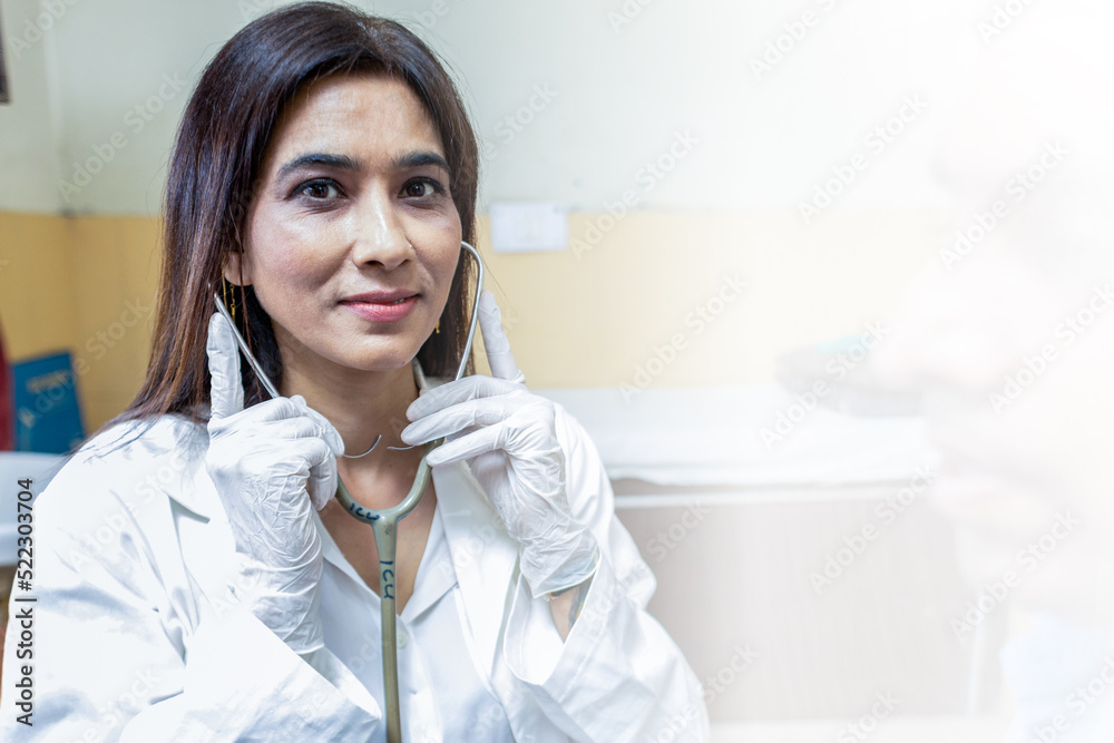 portrait of a female doctor portrait of a female doctor