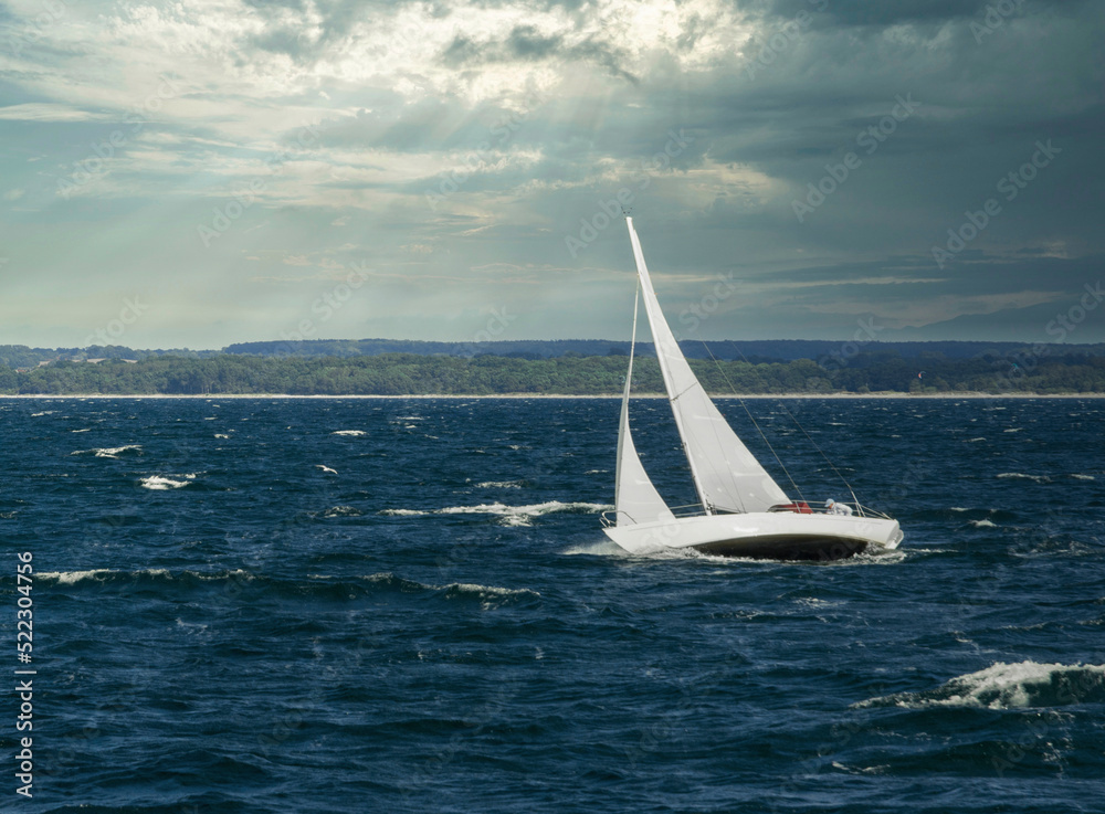 Obraz premium Unter Wind segeln