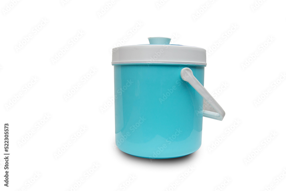 Ice flask blue isolated on white background Ice flask blue isolated on white background