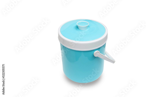 Ice flask blue isolated on white background © weerachai
