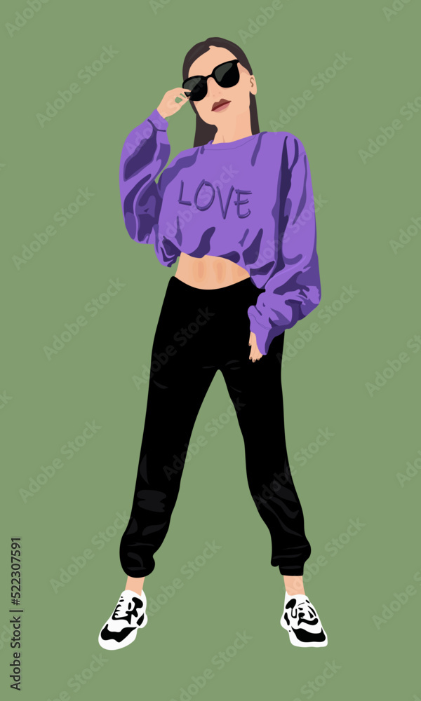 Fototapeta premium person with sunglasses