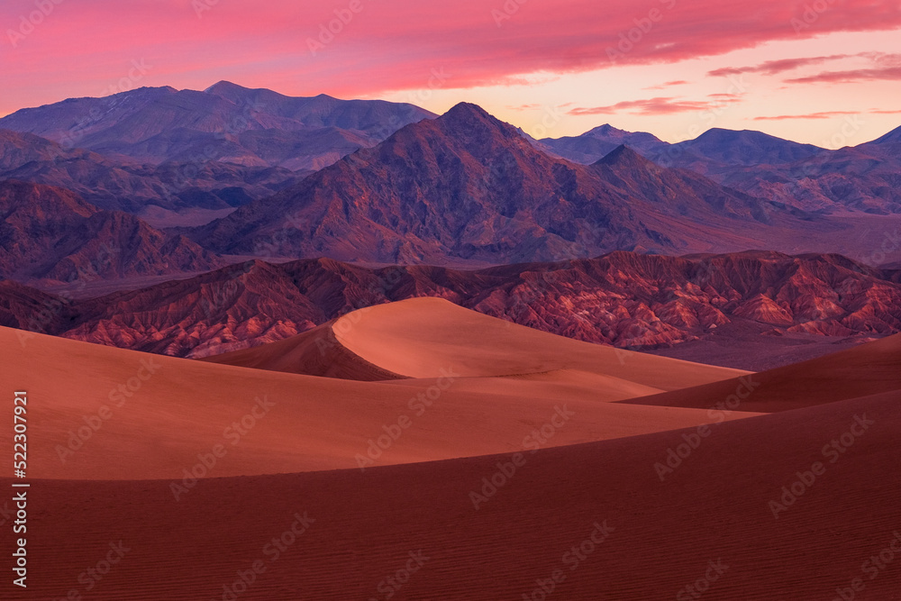 Beauty of the Death Valley National Park from California, USA
