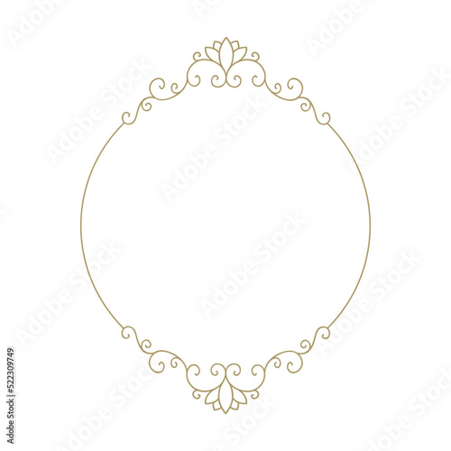 Wallpaper Mural elegant, luxury label vector frame Torontodigital.ca
