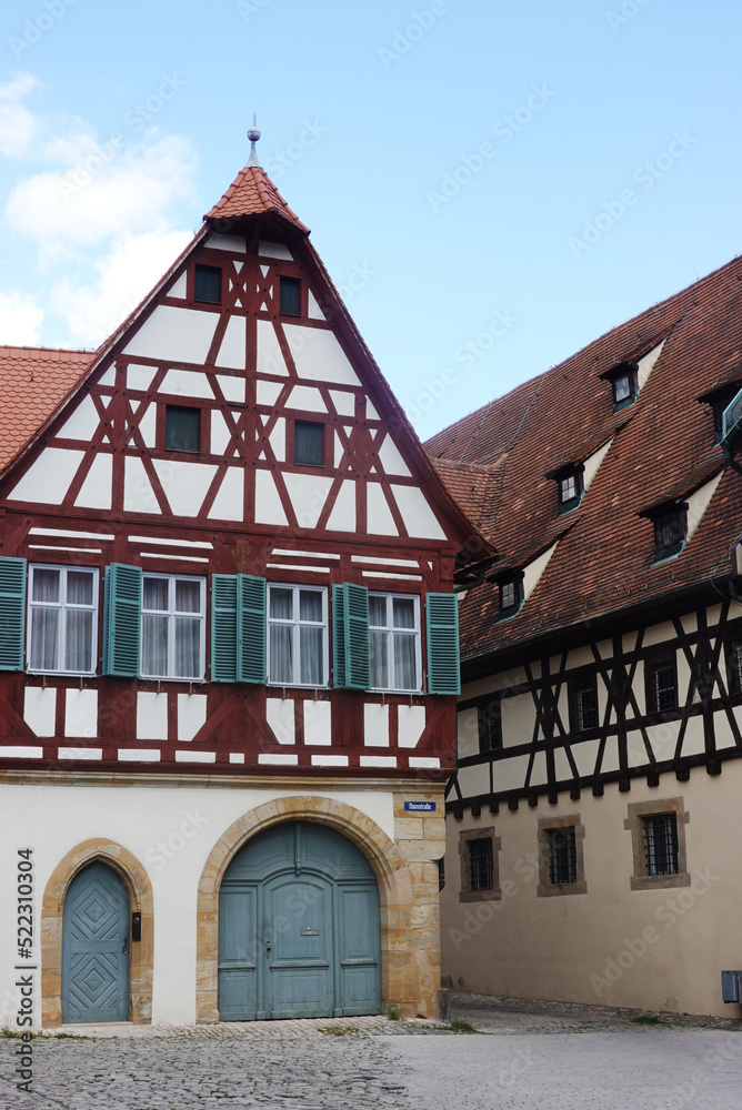 Timbered houses in old town Bamberg, Germany